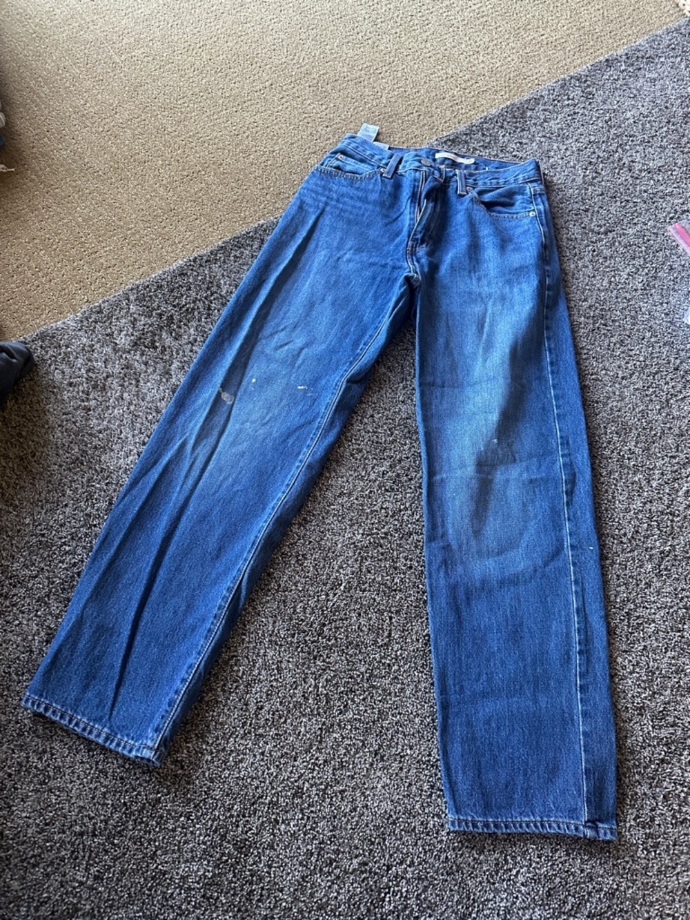 Levi's Woman’s Straight-Leg Jeans in Deep Blue Wash ‘94 Baggy